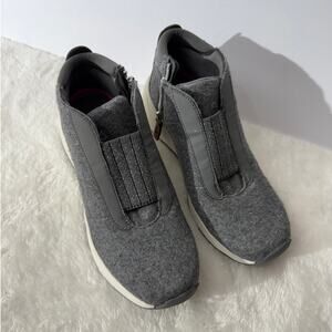 Ryka Gwyn Women's Boot Size 8W Wool/Felt fabric Grey Nwot